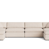 Movie Night™ 6-Piece Modular U-Shaped Sectional, Large, Sunbeam