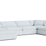 Movie Night™ 6-Piece Modular U-Shaped Sectional, Large, Cove