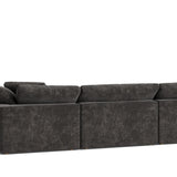 Movie Night™ 4-Piece Modular Sectional Open, Large, Truffle