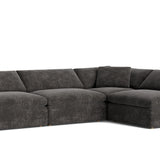 Movie Night™ 4-Piece Modular Sectional Open, Large, Truffle