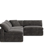 Movie Night™ 4-Piece Modular Sectional Open, Large, Truffle
