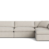 Movie Night™ 4-Piece Modular Sectional Open, Large, Newport Stripe