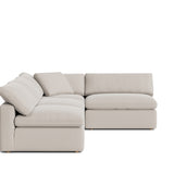 Movie Night™ 4-Piece Modular Sectional Open, Large, Clay