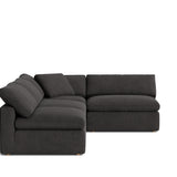 Movie Night™ 4-Piece Modular Sectional Open, Large, Dark Shadow