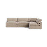 Movie Night™ 4-Piece Modular Sectional Open, Large, Champagne