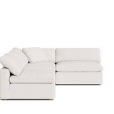 Movie Night™ 4-Piece Modular Sectional Open, Large, Nomad Snow