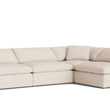 Movie Night™ 4-Piece Modular Sectional Open, Large, Sunbeam
