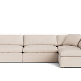 Movie Night™ 4-Piece Modular Sectional Open, Large, Sunbeam