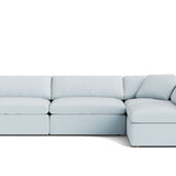 Movie Night™ 4-Piece Modular Sectional Open, Large, Cove