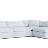 Movie Night™ 4-Piece Modular Sectional Open, Large, Cove