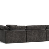 Movie Night™ 5-Piece Modular Sectional Open, Large, Truffle