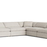 Movie Night™ 5-Piece Modular Sectional Open, Large, Newport Stripe