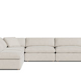 Movie Night™ 5-Piece Modular Sectional Open, Large, Newport Stripe