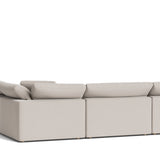 Movie Night™ 5-Piece Modular Sectional Open, Large, Clay