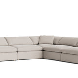 Movie Night™ 5-Piece Modular Sectional Open, Large, Clay