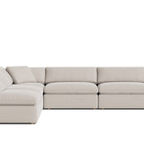 Movie Night™ 5-Piece Modular Sectional Open, Large, Clay
