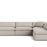 Movie Night™ 5-Piece Modular Sectional Open, Large, Clay