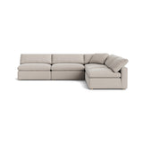 Movie Night™ 5-Piece Modular Sectional Open, Large, Clay