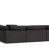 Movie Night™ 5-Piece Modular Sectional Open, Large, Dark Shadow