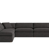 Movie Night™ 5-Piece Modular Sectional Open, Large, Dark Shadow