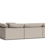 Movie Night™ 5-Piece Modular Sectional Open, Large, Light Pebble