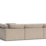 Movie Night™ 5-Piece Modular Sectional Open, Large, Champagne