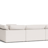 Movie Night™ 5-Piece Modular Sectional Open, Large, Nomad Snow