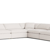 Movie Night™ 5-Piece Modular Sectional Open, Large, Nomad Snow