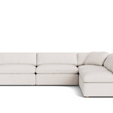 Movie Night™ 5-Piece Modular Sectional Open, Large, Nomad Snow