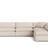 Movie Night™ 5-Piece Modular Sectional Open, Large, Sunbeam