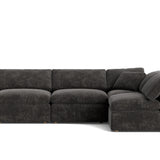 Movie Night™ 4-Piece Modular Sectional Open, Standard, Truffle