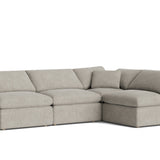 Movie Night™ 4-Piece Modular Sectional Open, Standard, Oatmeal