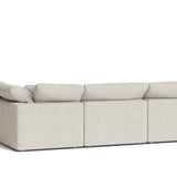 Movie Night™ 4-Piece Modular Sectional Open, Standard, Newport Stripe