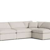 Movie Night™ 4-Piece Modular Sectional Open, Standard, Newport Stripe