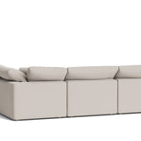 Movie Night™ 4-Piece Modular Sectional Open, Standard, Clay