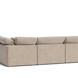 Movie Night™ 4-Piece Modular Sectional Open, Standard, Champagne