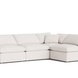 Movie Night™ 4-Piece Modular Sectional Open, Standard, Nomad Snow