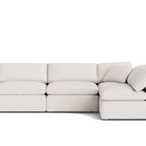 Movie Night™ 4-Piece Modular Sectional Open, Standard, Nomad Snow