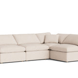 Movie Night™ 4-Piece Modular Sectional Open, Standard, Sunbeam