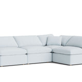 Movie Night™ 4-Piece Modular Sectional Open, Standard, Cove