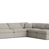 Movie Night™ 5-Piece Modular Sectional Open, Standard, Oatmeal