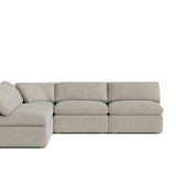 Movie Night™ 5-Piece Modular Sectional Open, Standard, Oatmeal