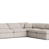 Movie Night™ 5-Piece Modular Sectional Open, Standard, Clay