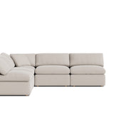 Movie Night™ 5-Piece Modular Sectional Open, Standard, Clay