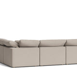 Movie Night™ 5-Piece Modular Sectional Open, Standard, Light Pebble