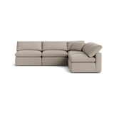 Movie Night™ 5-Piece Modular Sectional Open, Standard, Light Pebble