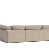 Movie Night™ 5-Piece Modular Sectional Open, Standard, Champagne