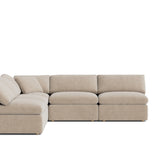 Movie Night™ 5-Piece Modular Sectional Open, Standard, Champagne