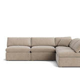 Movie Night™ 5-Piece Modular Sectional Open, Standard, Champagne