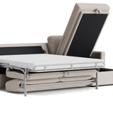 Sleep Over Sofa Bed Sectional (Left or Right), Full, Clay